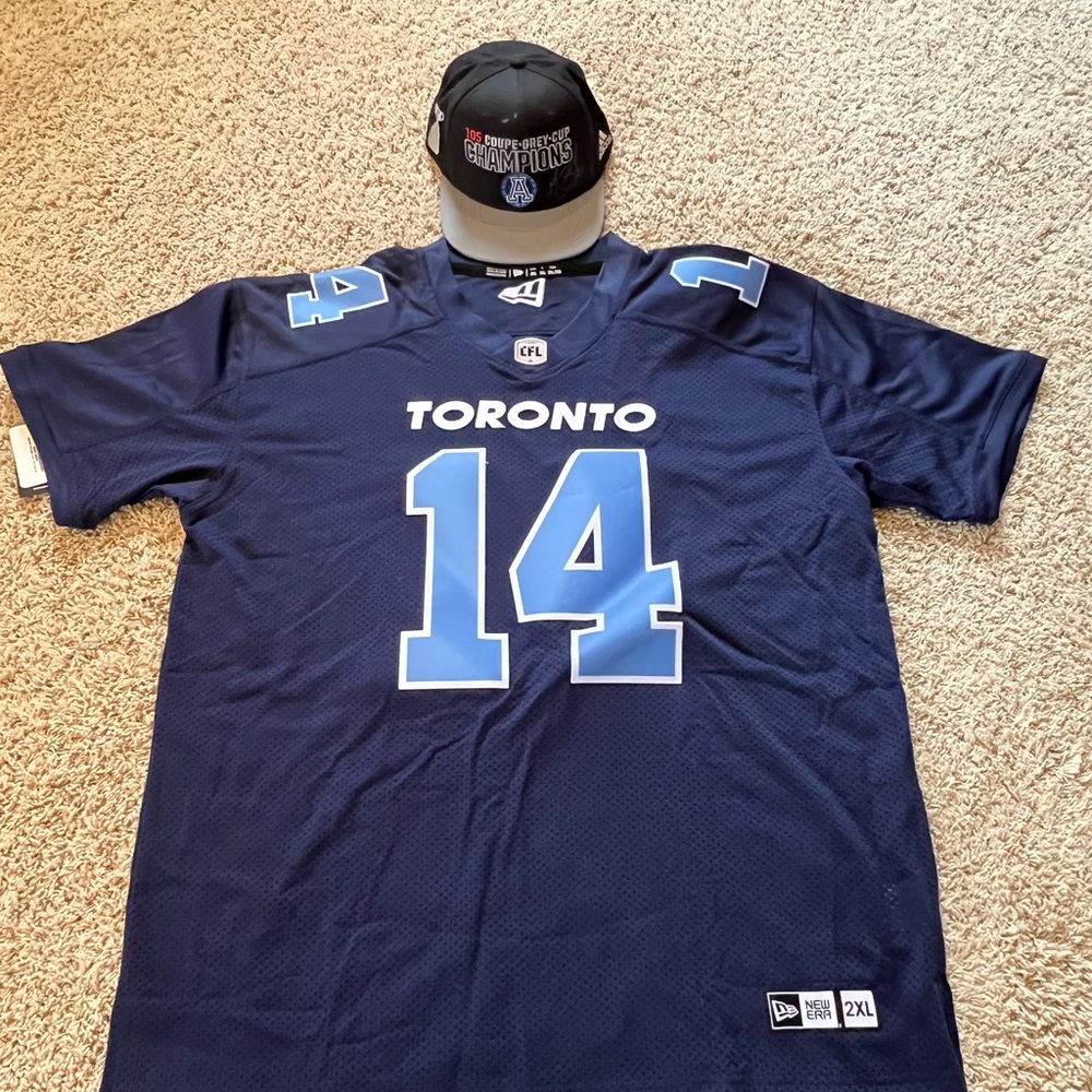 Collectors Item: 105th Grey Cup Championship, signed Toronto Argonauts set